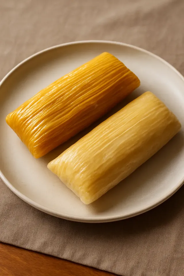 Tamales de Puerco (Red Pork Tamales)