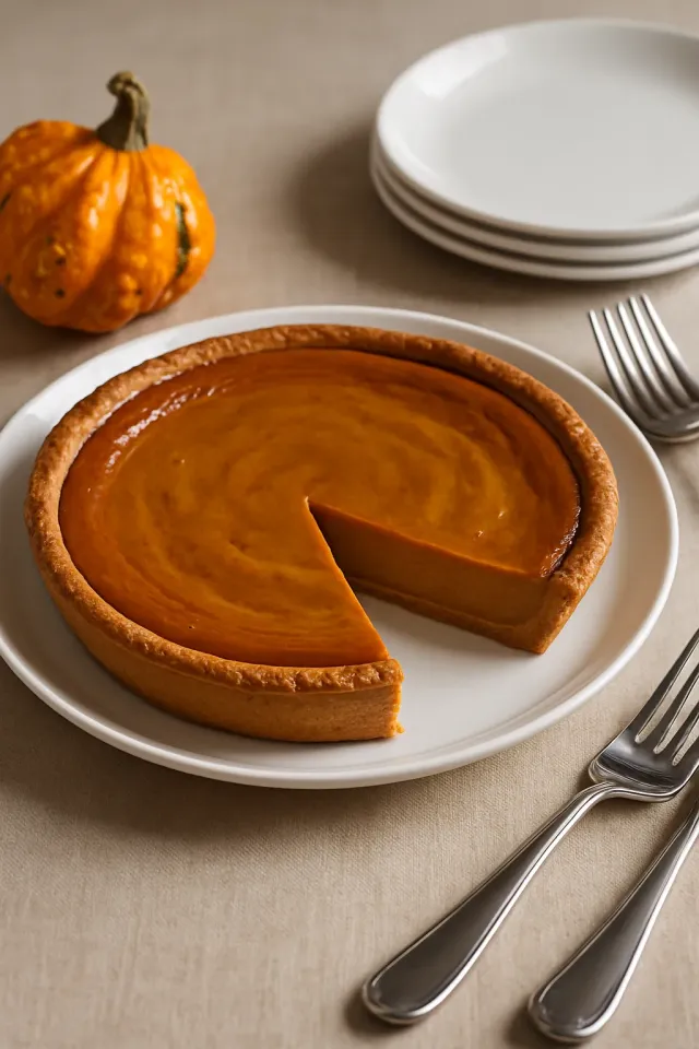 Pumpkin Cheese Pie