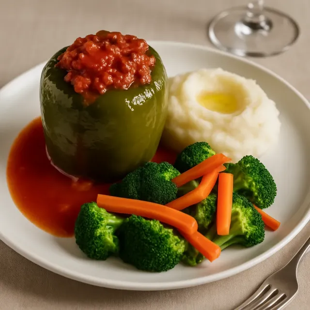 Soslu Dolmalık Biberler