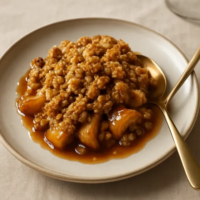Apple Oatmeal Crisp