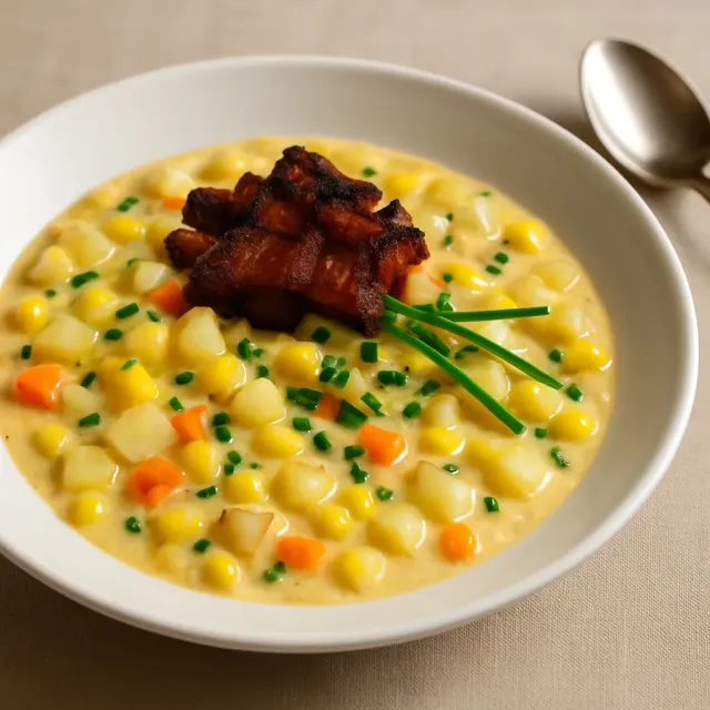 Potato, Bacon, and Corn Chowder