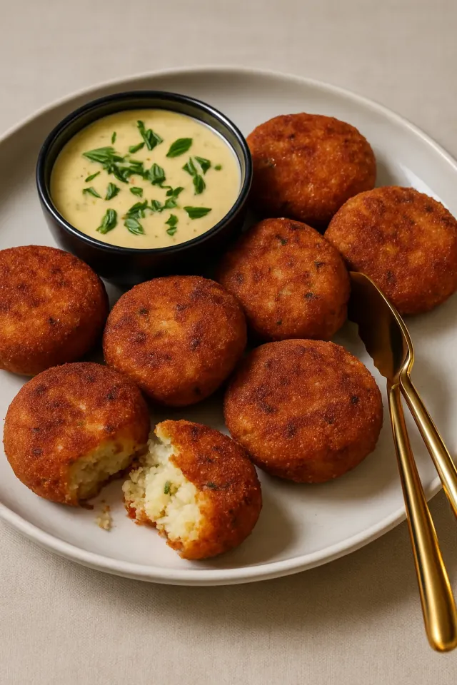 Pancetta and Romano Potato Croquettes