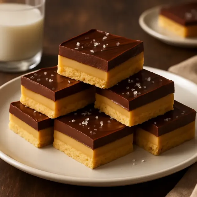 Pişirmesiz Milyoner Shortbread