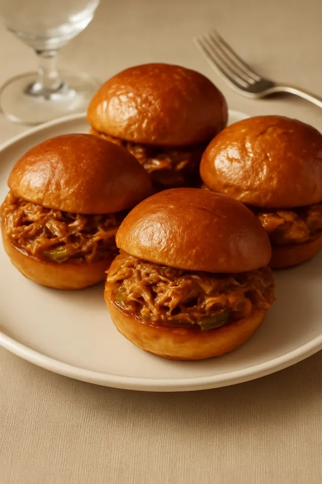 Mini Sloppy Joes with Pulled Pork