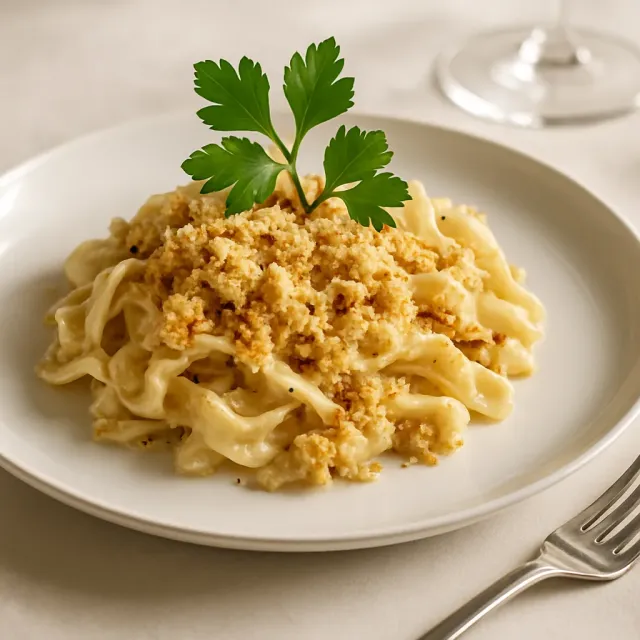 Món casserole Tuna Stroganoff