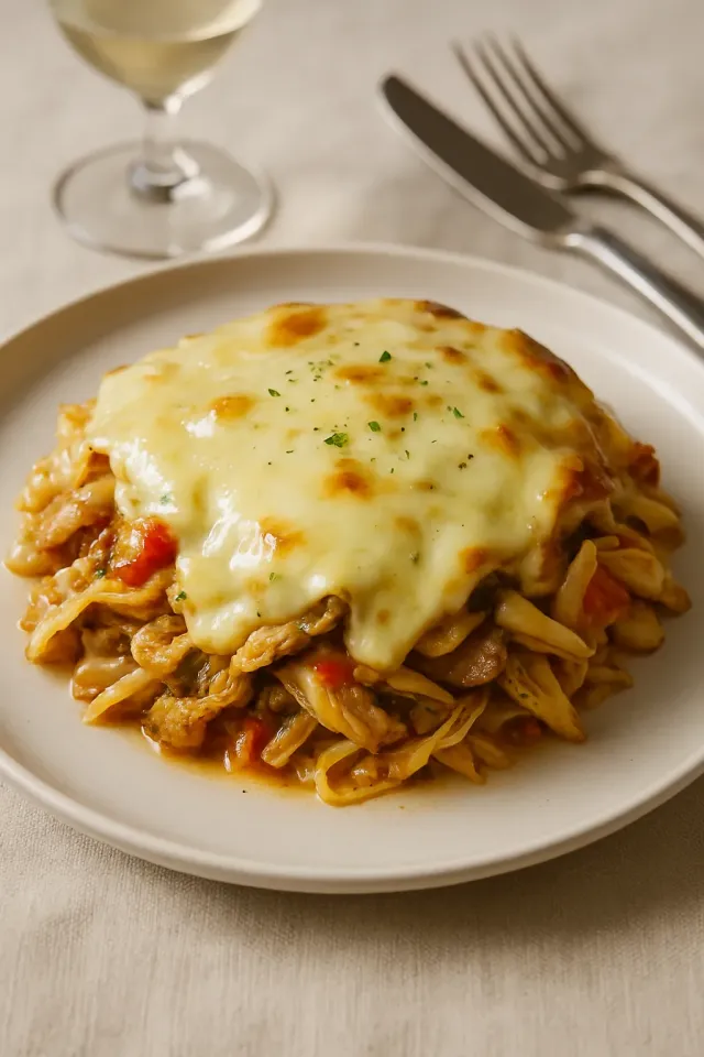 Eggplant Pasta Bake