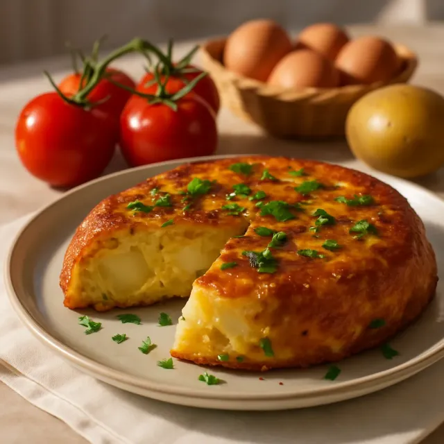 Air Fryer Spanish Tortilla