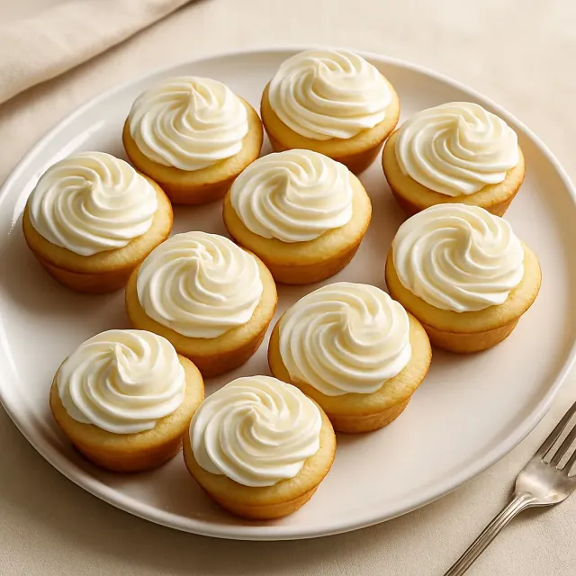 Mini Cupcakes de Baunilha