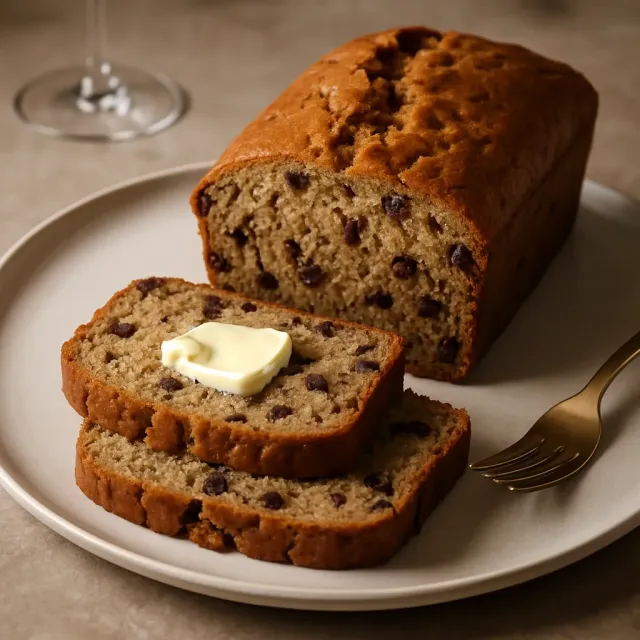 Bananen-Schokoladen-Chip-Brot