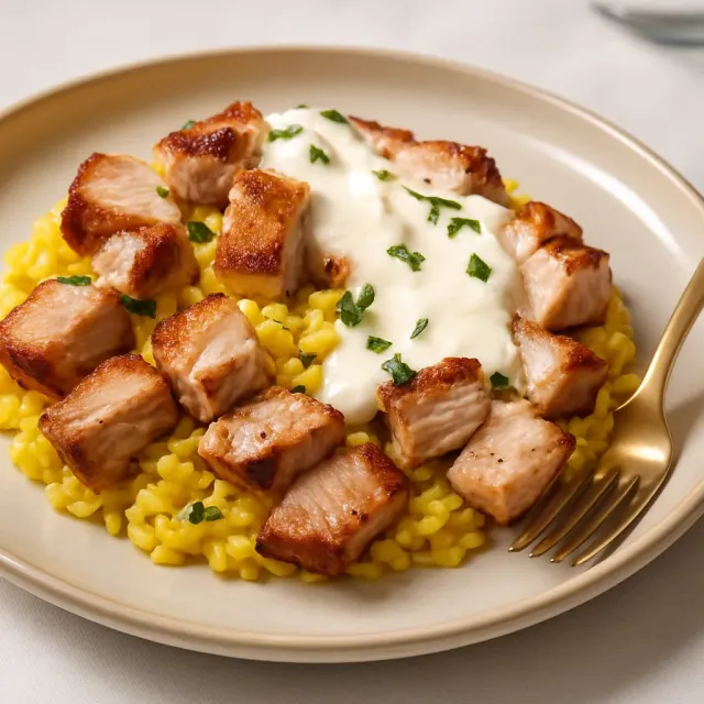 Pollo y Arroz Estilo Carrito Halal