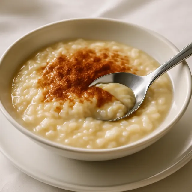 El clásico pudín de arroz del Chef John