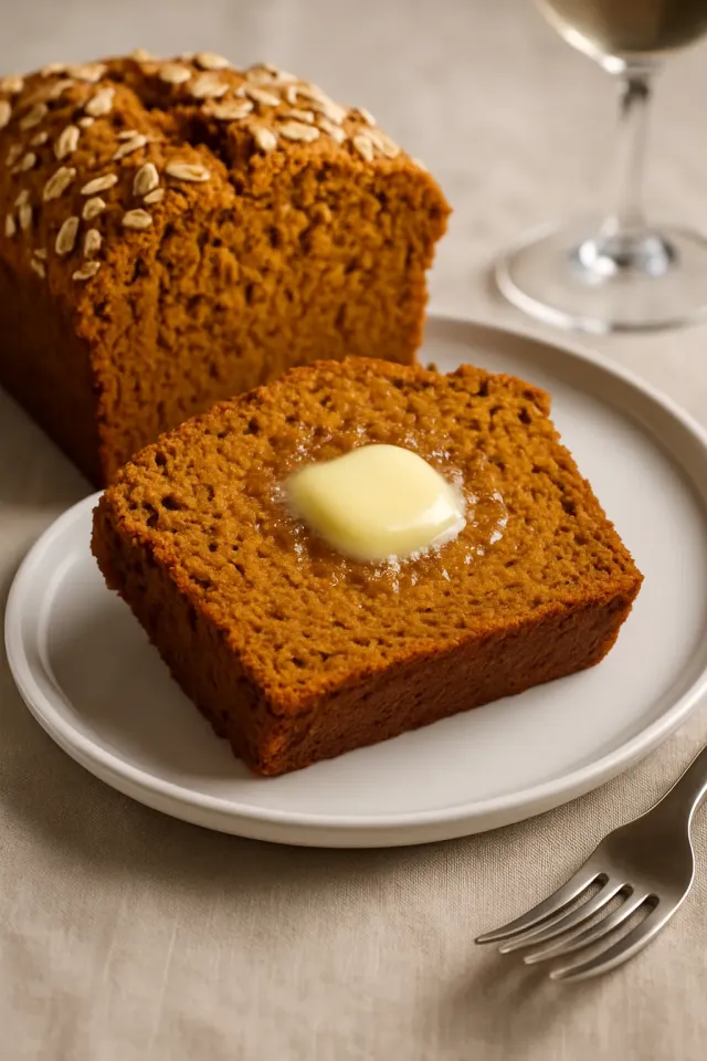 Double Pumpkin-Beer Bread