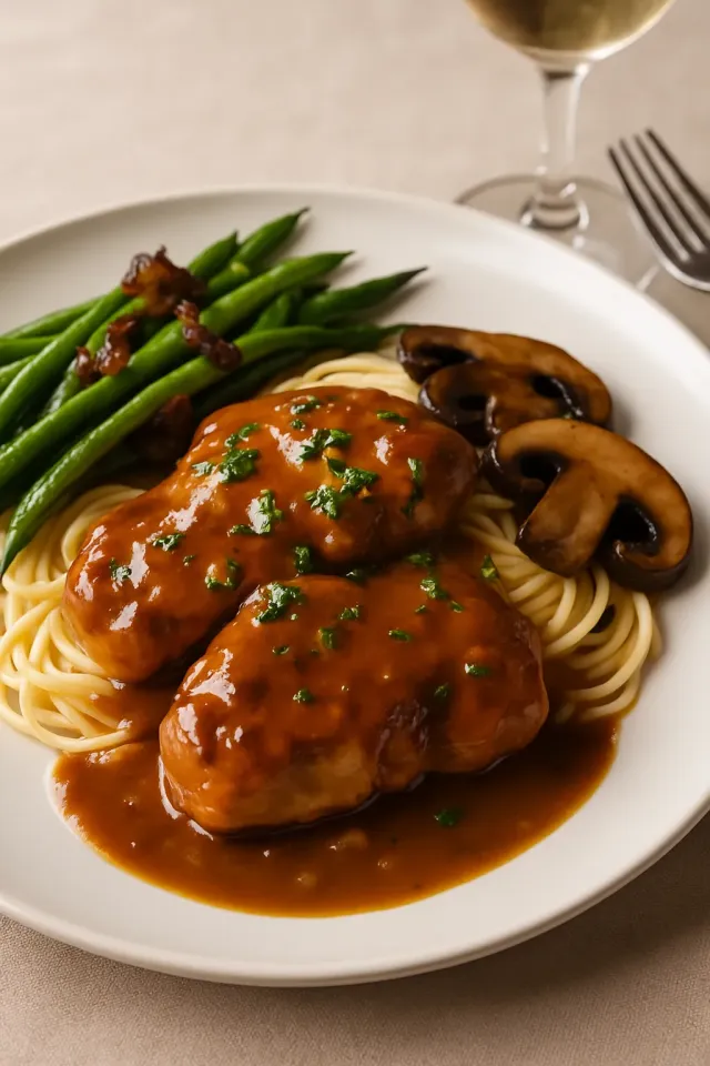 Chicken Marsala with Portobello Mushrooms
