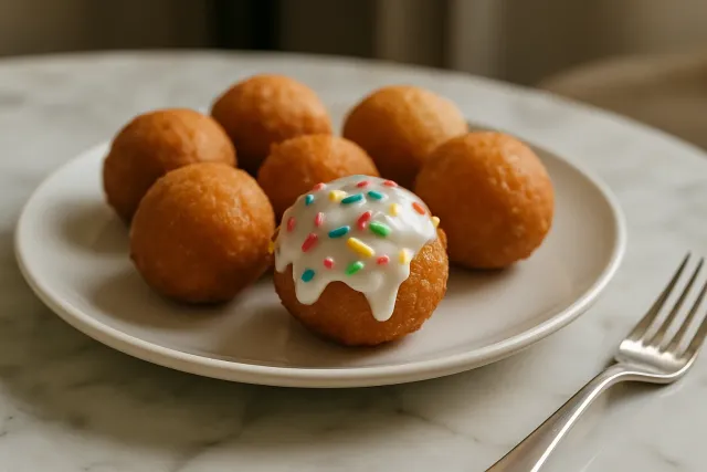 Funfetti Donut-Löcher