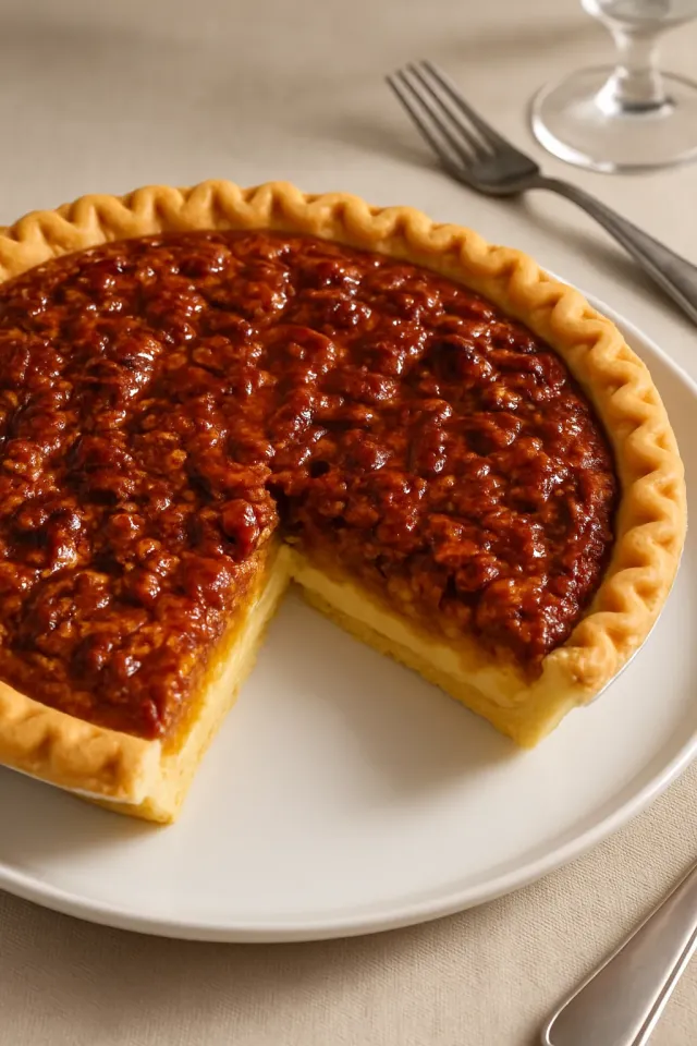 Pai Keju Pecan Mudah