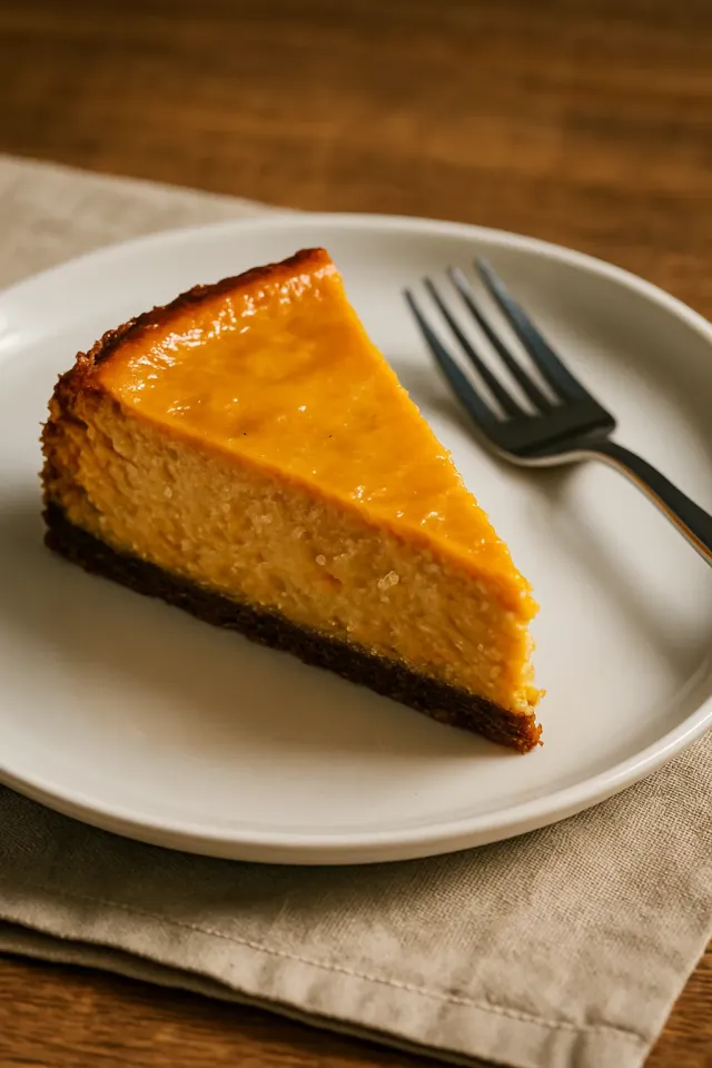 Tarta de Boniato y Queso Crema