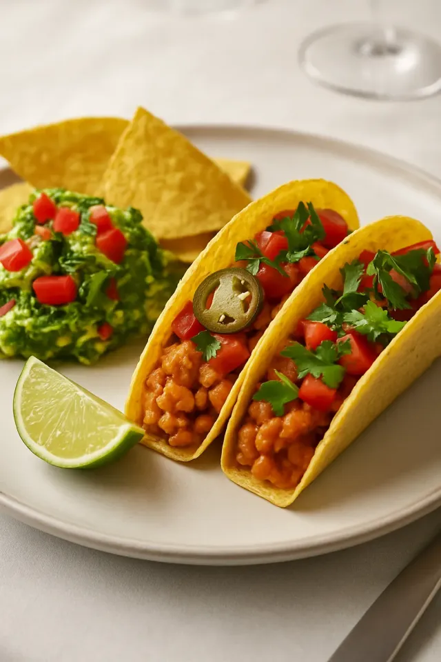 Vejetaryen Nohut Tacos