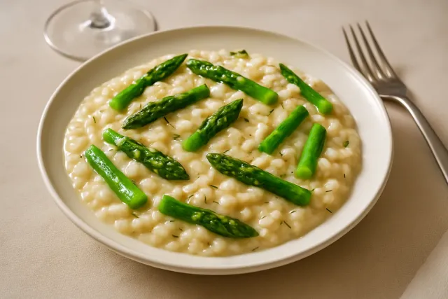 Instant Pot Asparagus Risotto