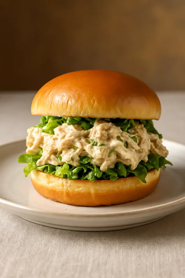 Sándwiches de Pollo César en Olla Lenta