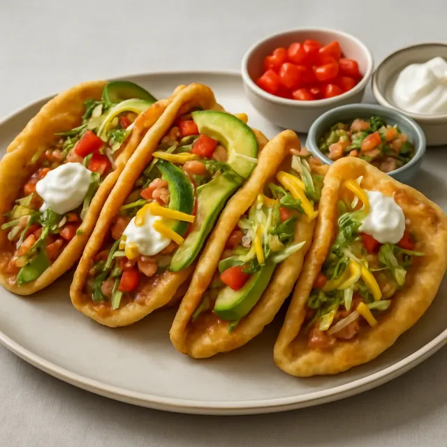 Chalupas de Pollo