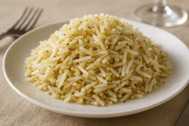 Pilaf de Arroz y Quinoa Sabroso