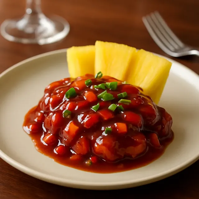 Mouthwateringly Tangy Pineapple Meatloaf
