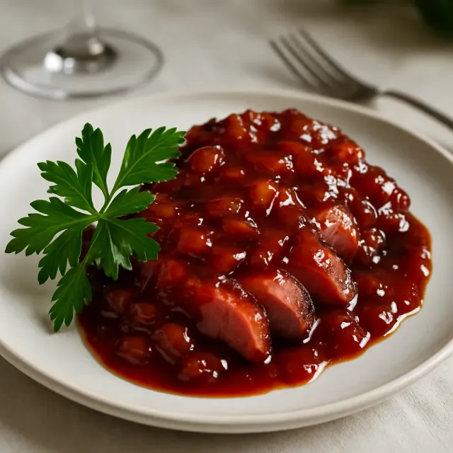 Pork Tenderloin with Apple Jelly Sauce