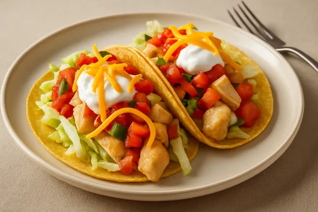 Tavuklu Tacos