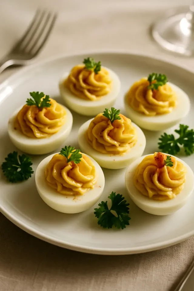 Ovos Recheados com Bacon e Balsâmico