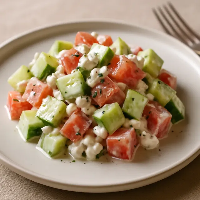 Hüttenkäsesalat