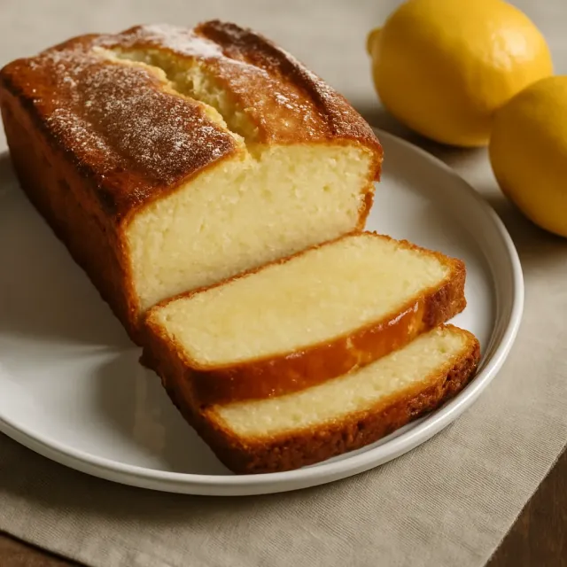 Plumcake al Limone e Panna Acida