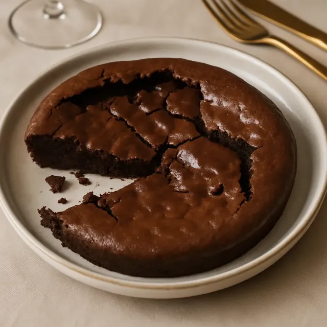 เค้กช็อกโกแลตหนึบสไตล์สวีเดน (Kladdkaka)