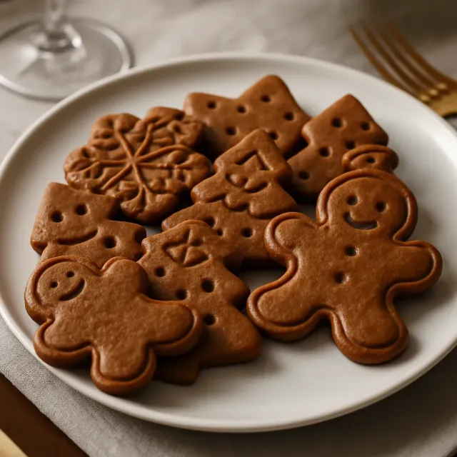 Biscoitos de Gengibre Veganos Fáceis