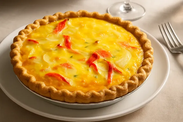 Quiche de Cangrejo