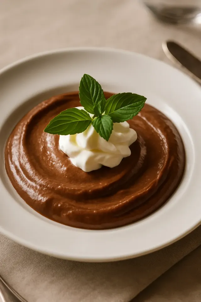 Mousse de Chocolate Simples