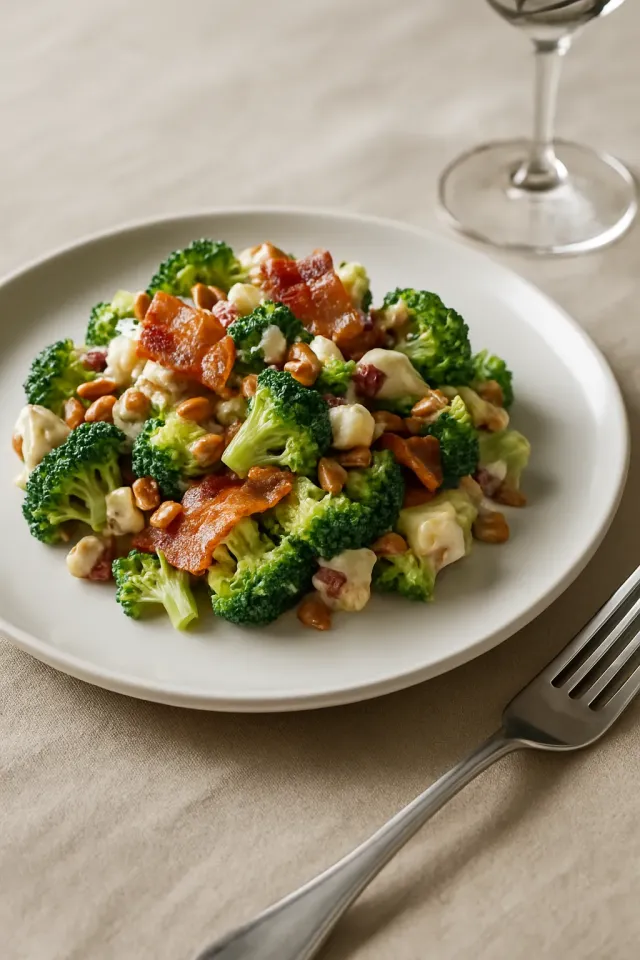 Salada de Brócolis com Passas