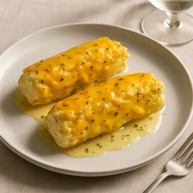 Manicotti de Pollo Rápido