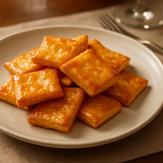 Chef John's Cheesy Crackers