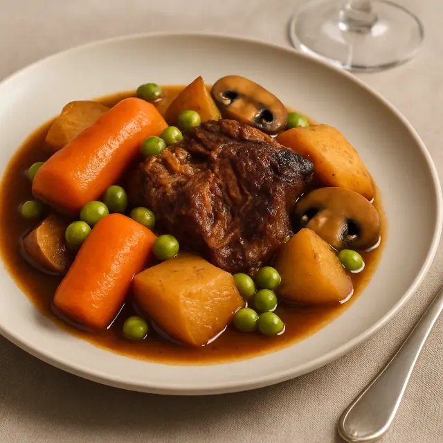 Ochsenfleisch-Eintopf im Slow Cooker
