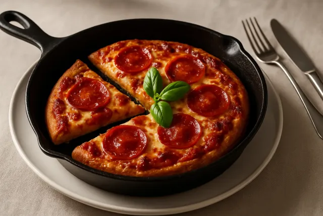 Pizza Perfecta en Sartén