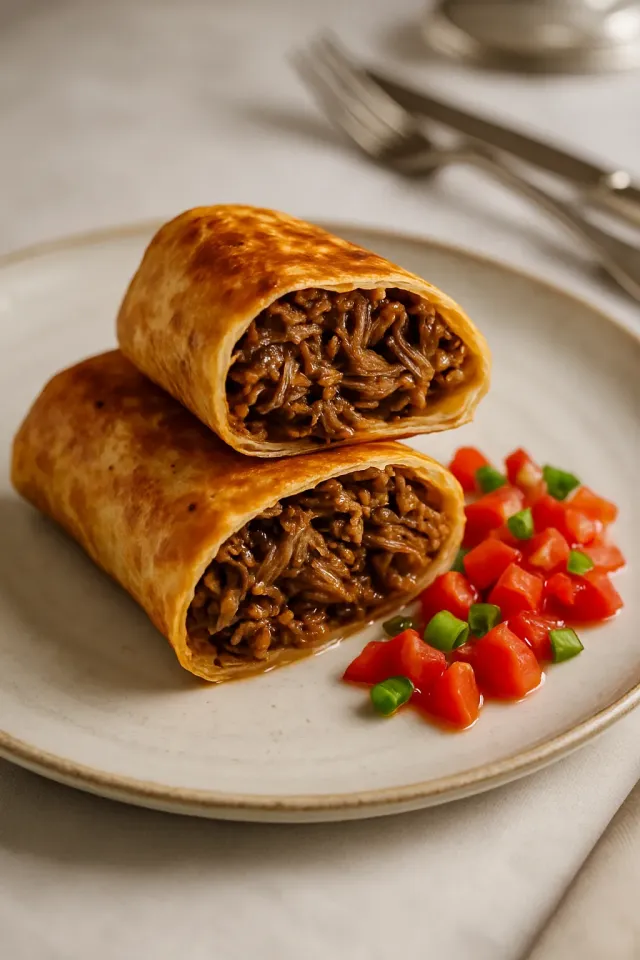 Burrito Babi Meksiko yang Mudah