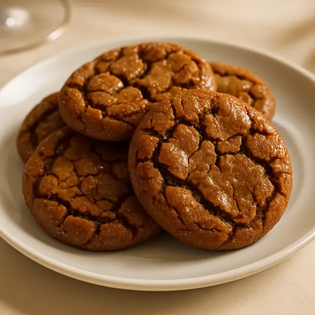 Biscoitos de Gengibre Veganos com Leite de Soja