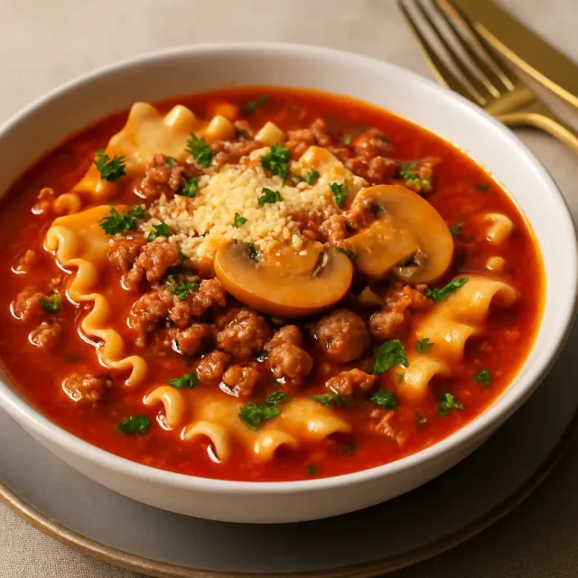 Instant Pot Lazanya Çorbası