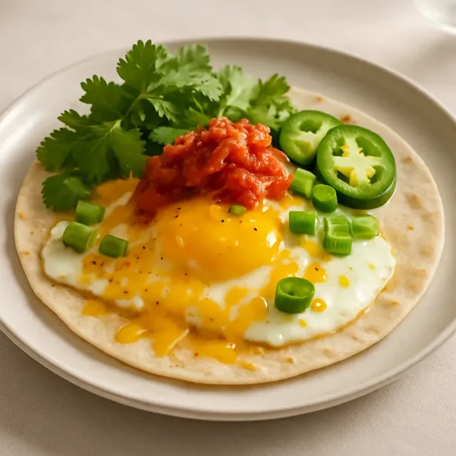 煎蛋玉米饼