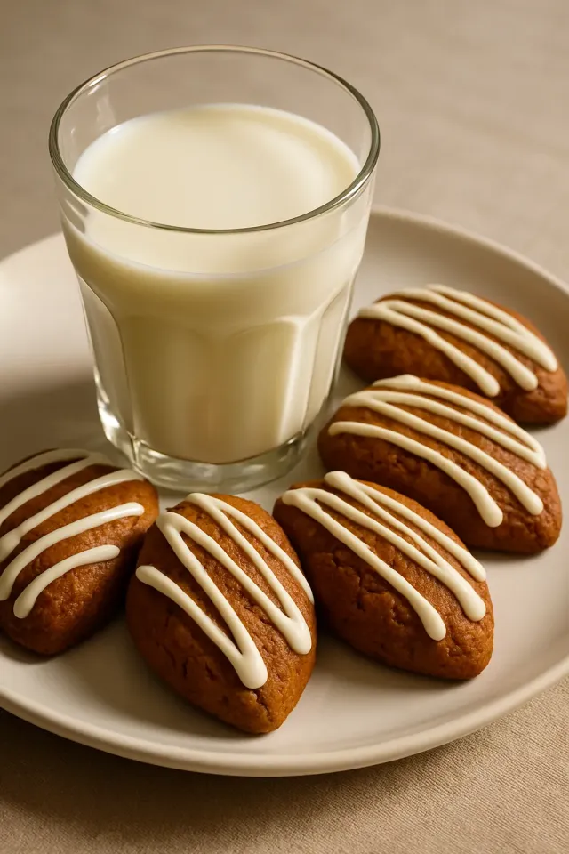 Biscoitos de Gengibre com Cobertura de Laranja
