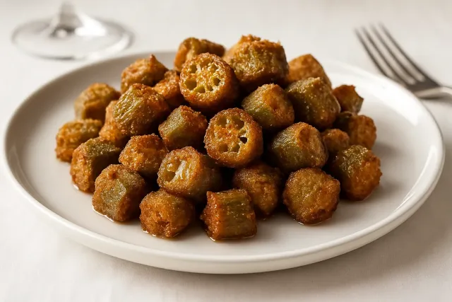 Kurkuri Bhindi (Crispy Okra) in the Air Fryer