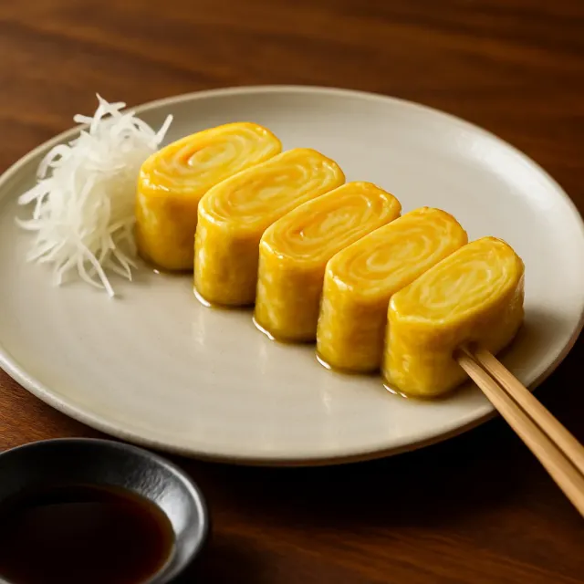 ทามาโกะยากิ (ไข่ม้วนญี่ปุ่น)