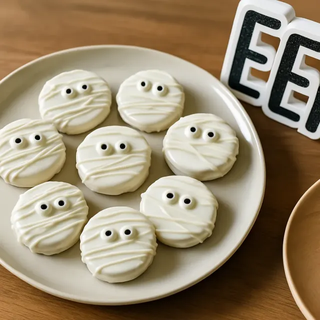 Halloween Oreo Mummies