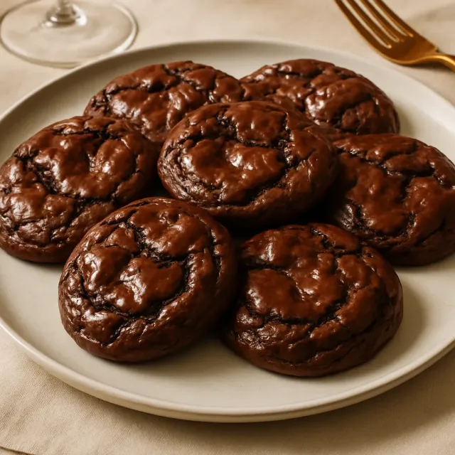 Galletas fáciles de mezcla para brownies