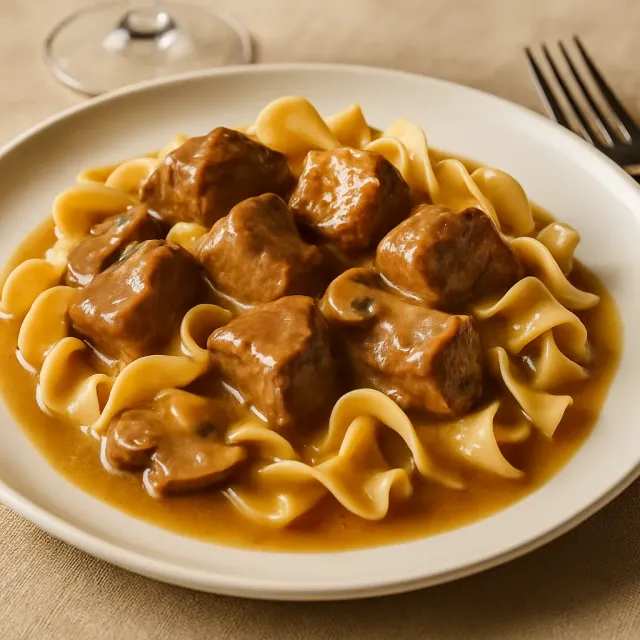 Yavaş Pişirici Sığır Stroganoff II